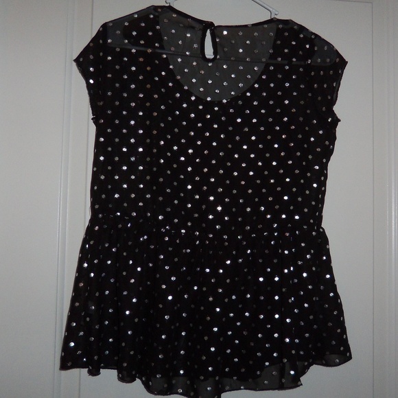 Cherokee Other - Cherokee Sheer Top with black camisole Size XL